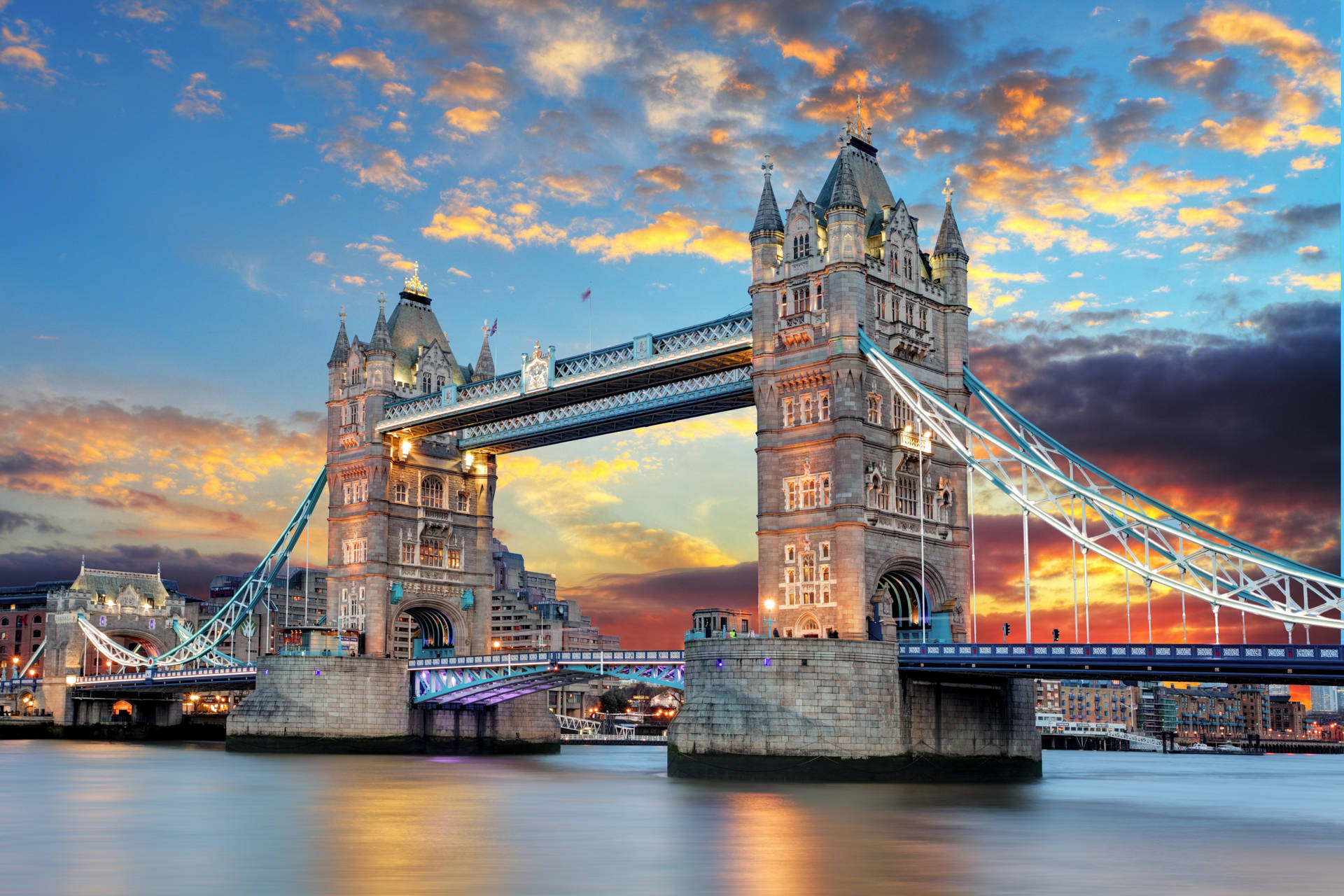 Tower Bridge England Background