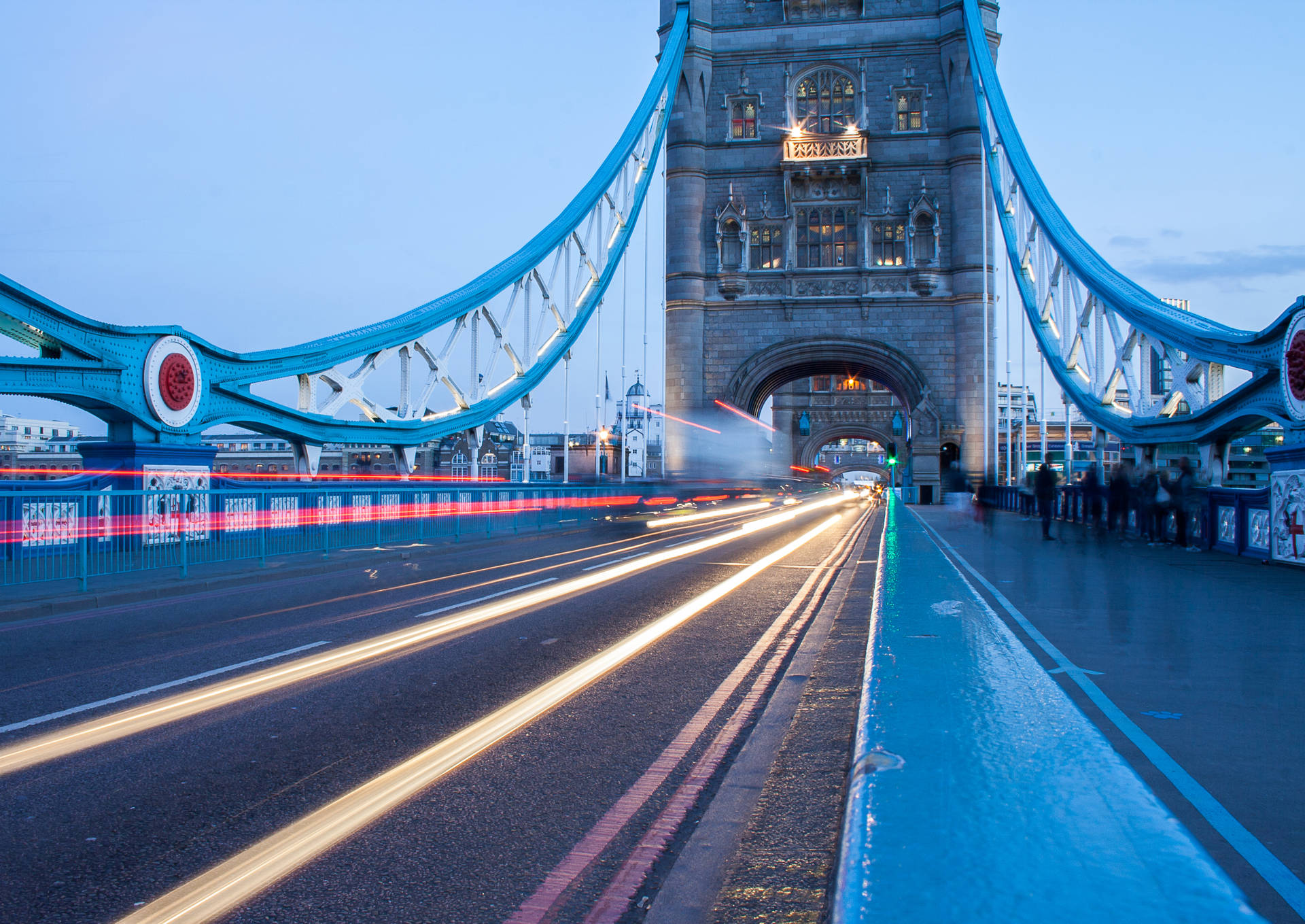 Tower Bridge Time-lapse Photography Background