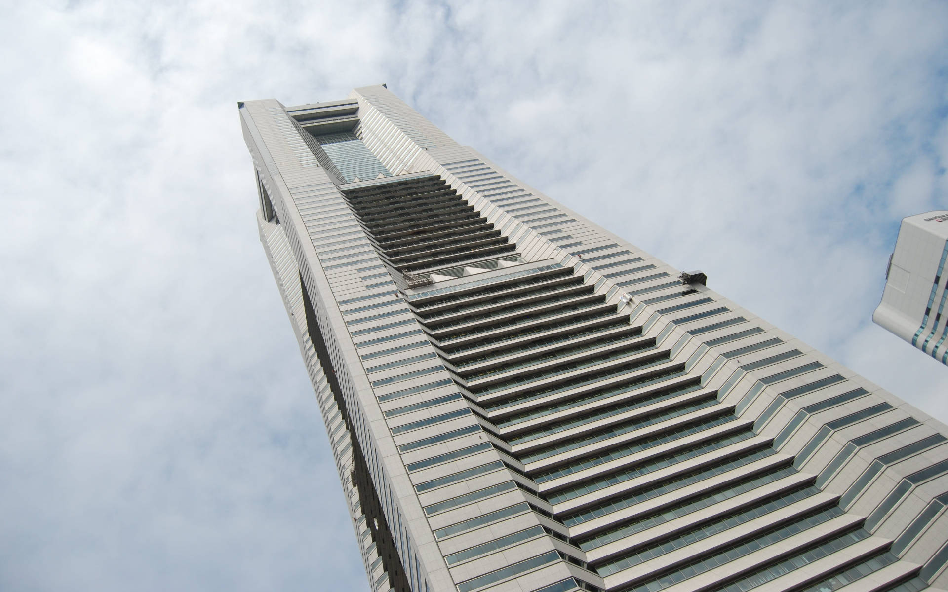 Tower Building In Yokohama Background