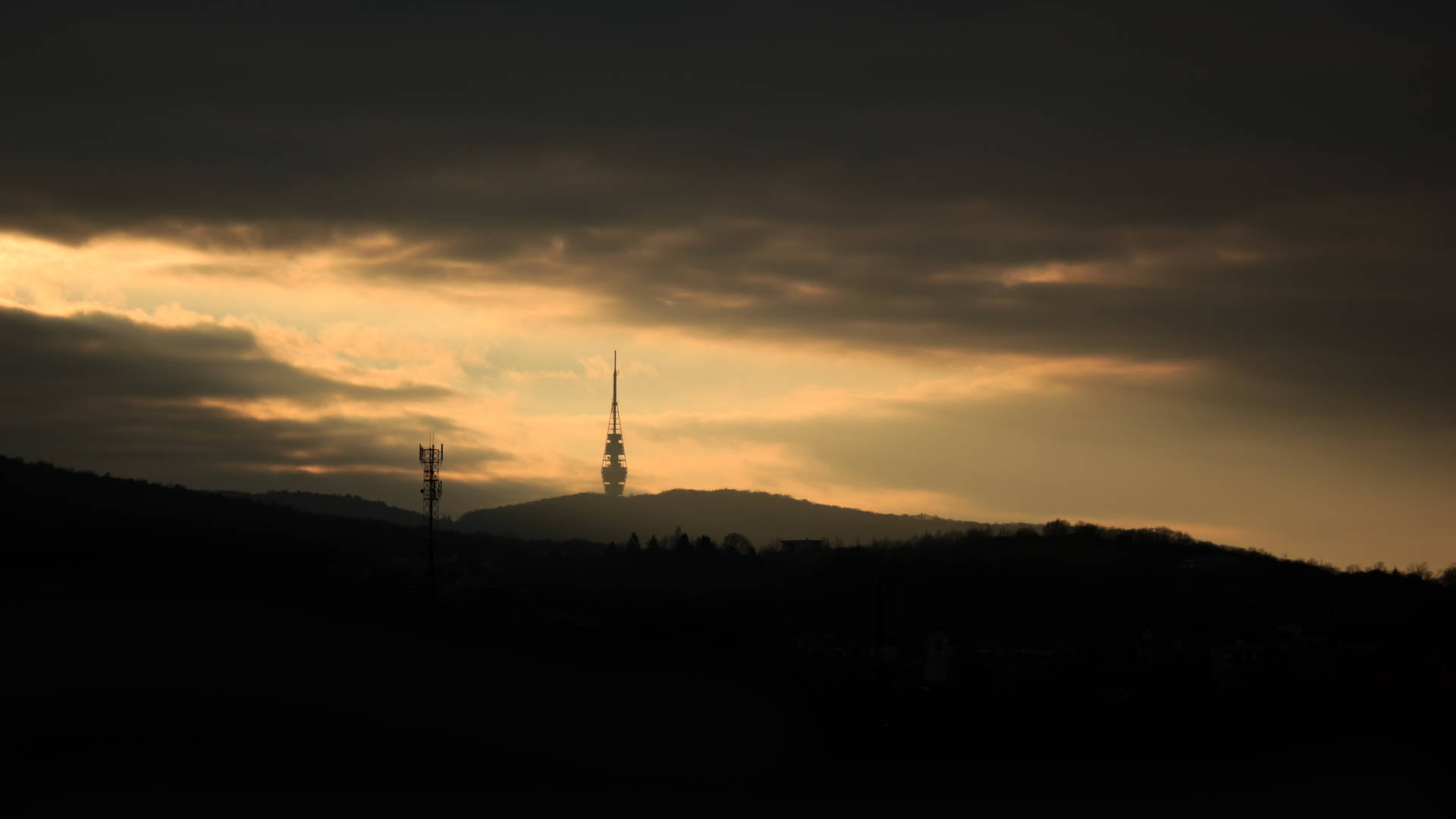 Tower In Forest Of Slovakia