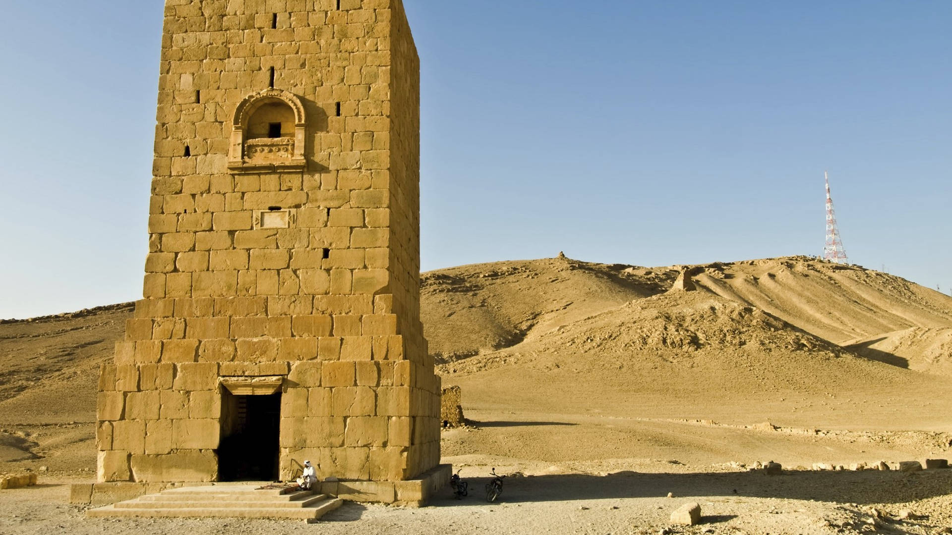 Tower Of Elahbel In Palmyra Background