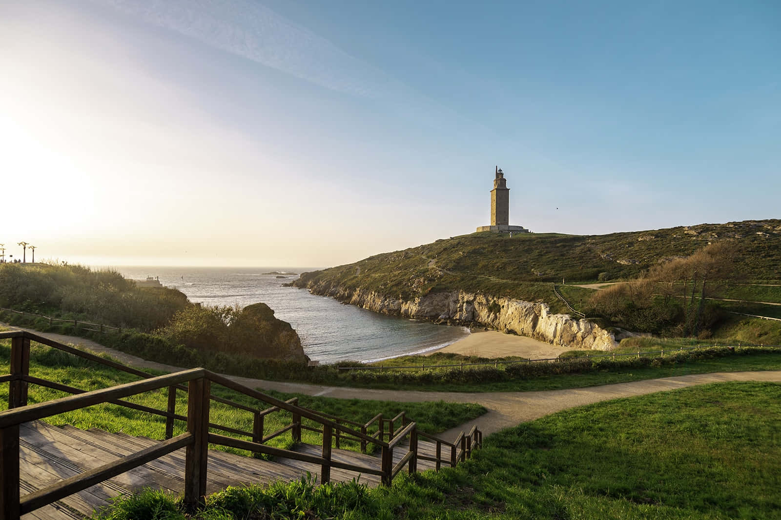 Tower Of Hercules Corunna Background