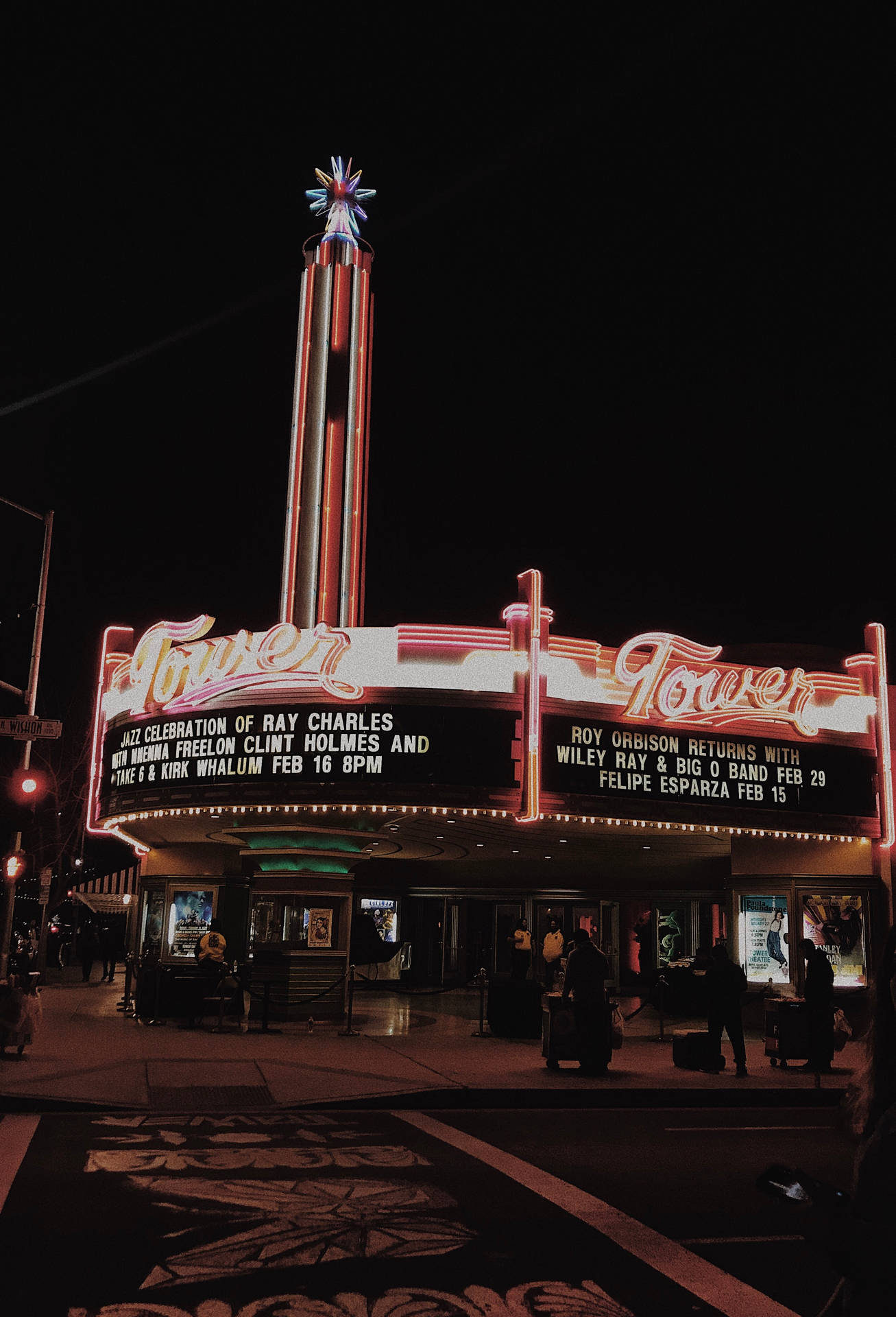 Tower Theatre For The Performing Arts Fresno Background