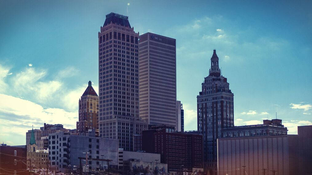 Towers In The City Of Tulsa