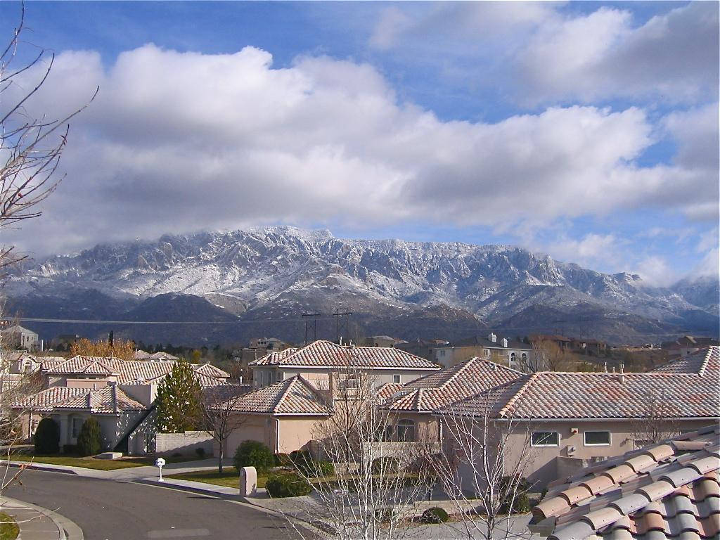 Town In Albuquerque Background