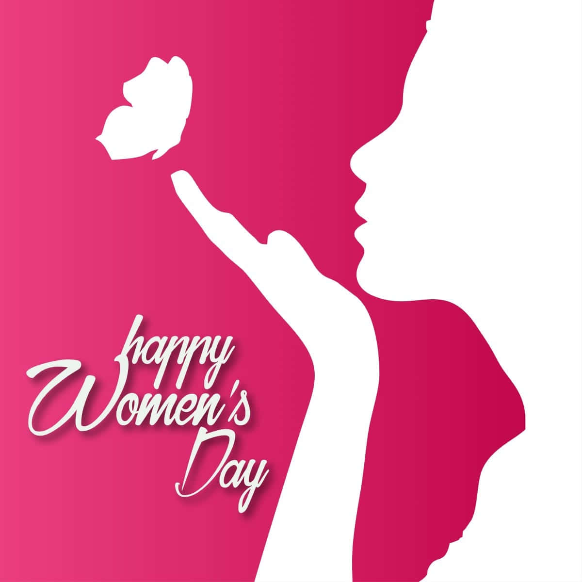 Town Wishes Happy Womens Day Background