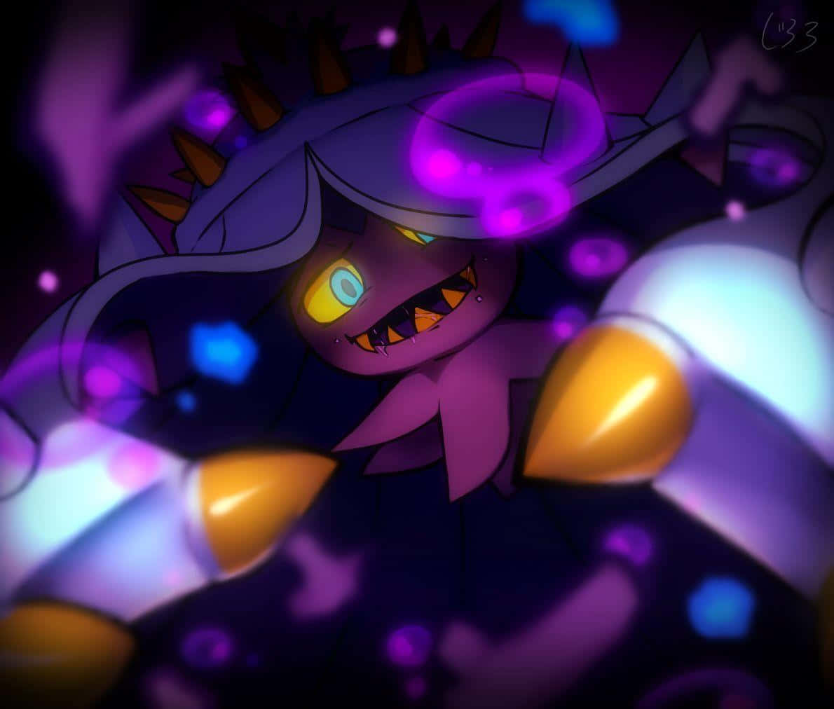Toxapex Showcasing A Mischievous Smile Background