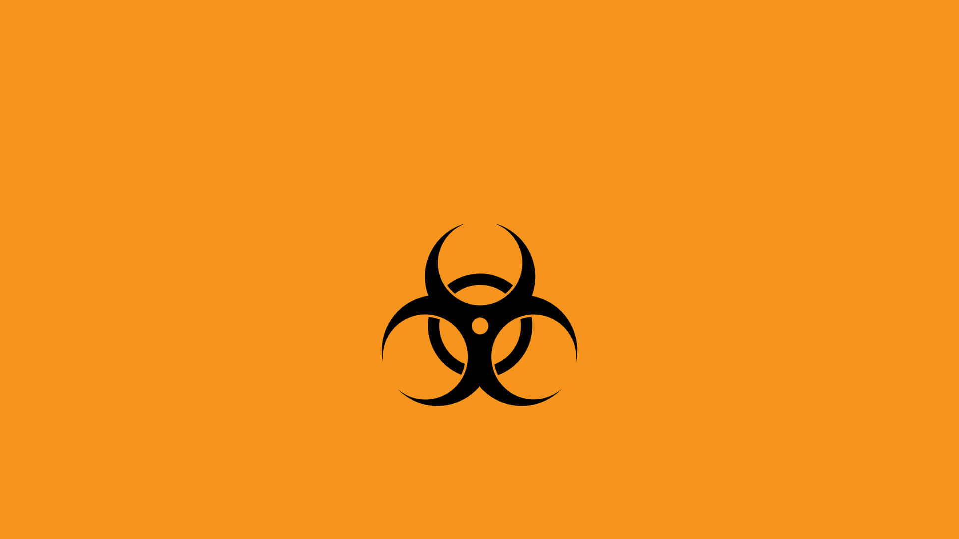 Toxic Biohazard Symbol Background