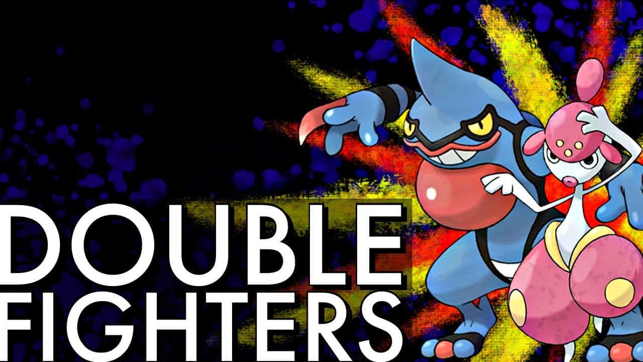 Toxicroak And Medicham Pokemon Species Background