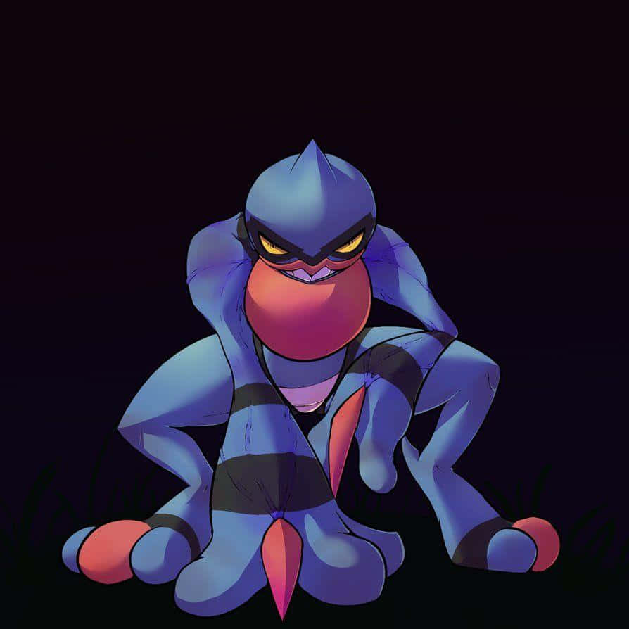 Toxicroak Pokemon Touching The Ground Background