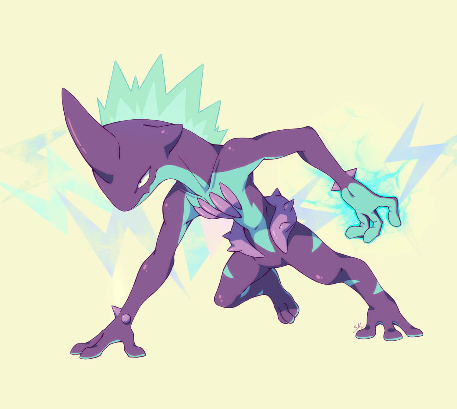 Toxtricity Doing Push-ups Background