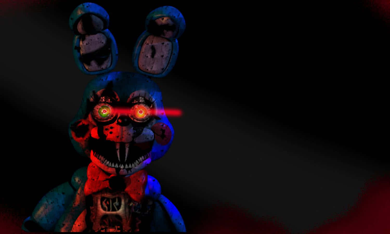 Toy Bonnie Red Eyes Background