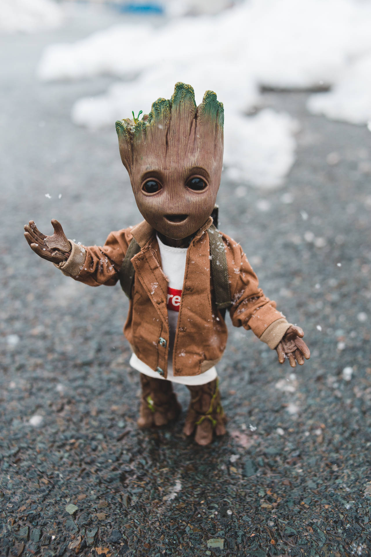 Toy Groot With Clothes