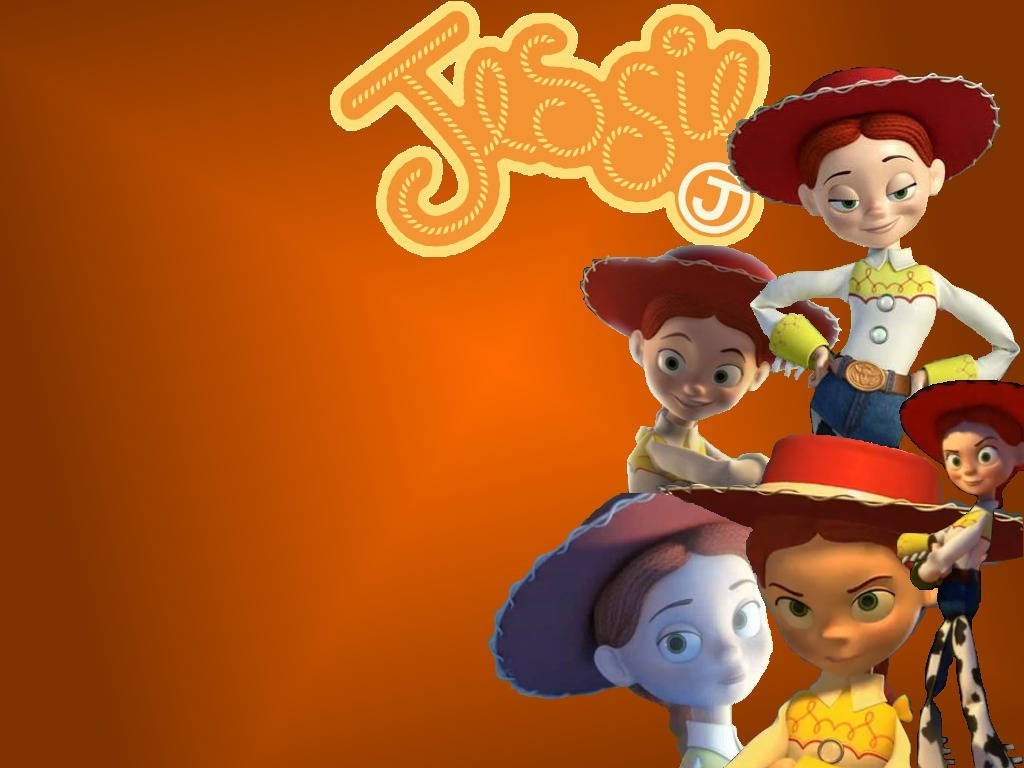 Toy Story 2 Jessie Red Background