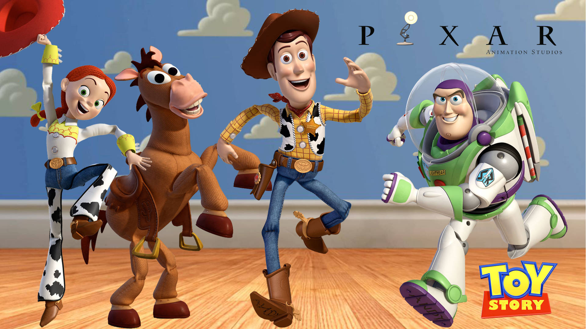 Toy Story 2 Pixar Studios Background