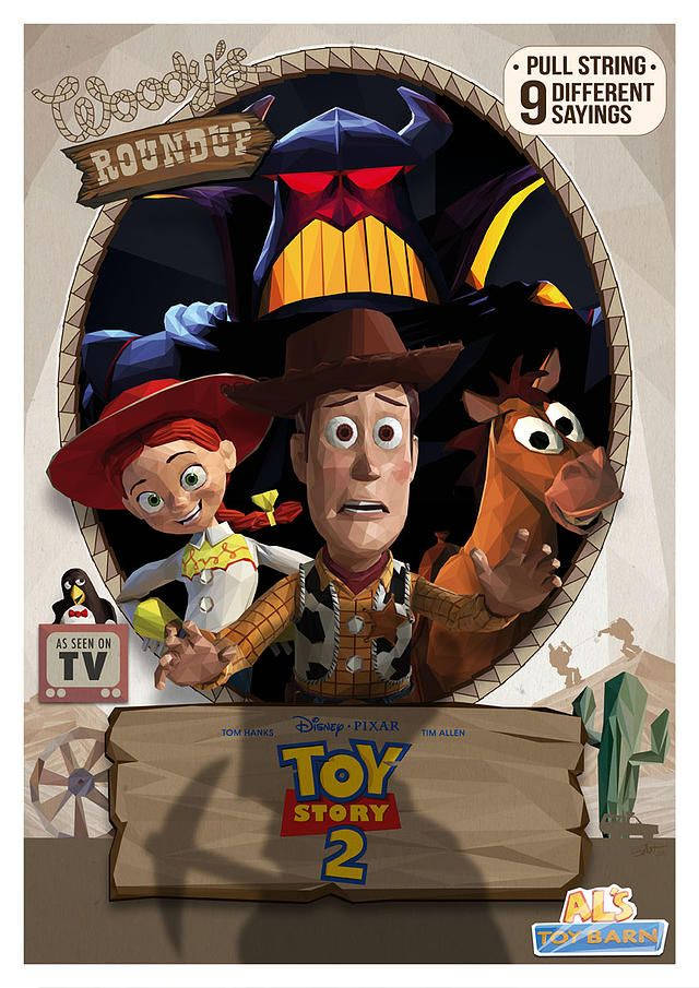 Toy Story 2 Woody's Roundup Background
