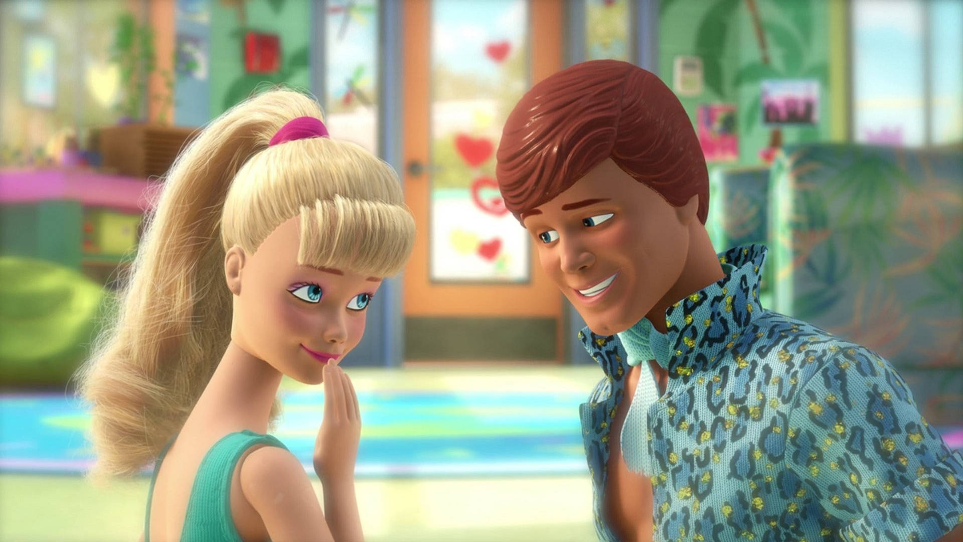 Toy Story 3 Andy And Barbie Background