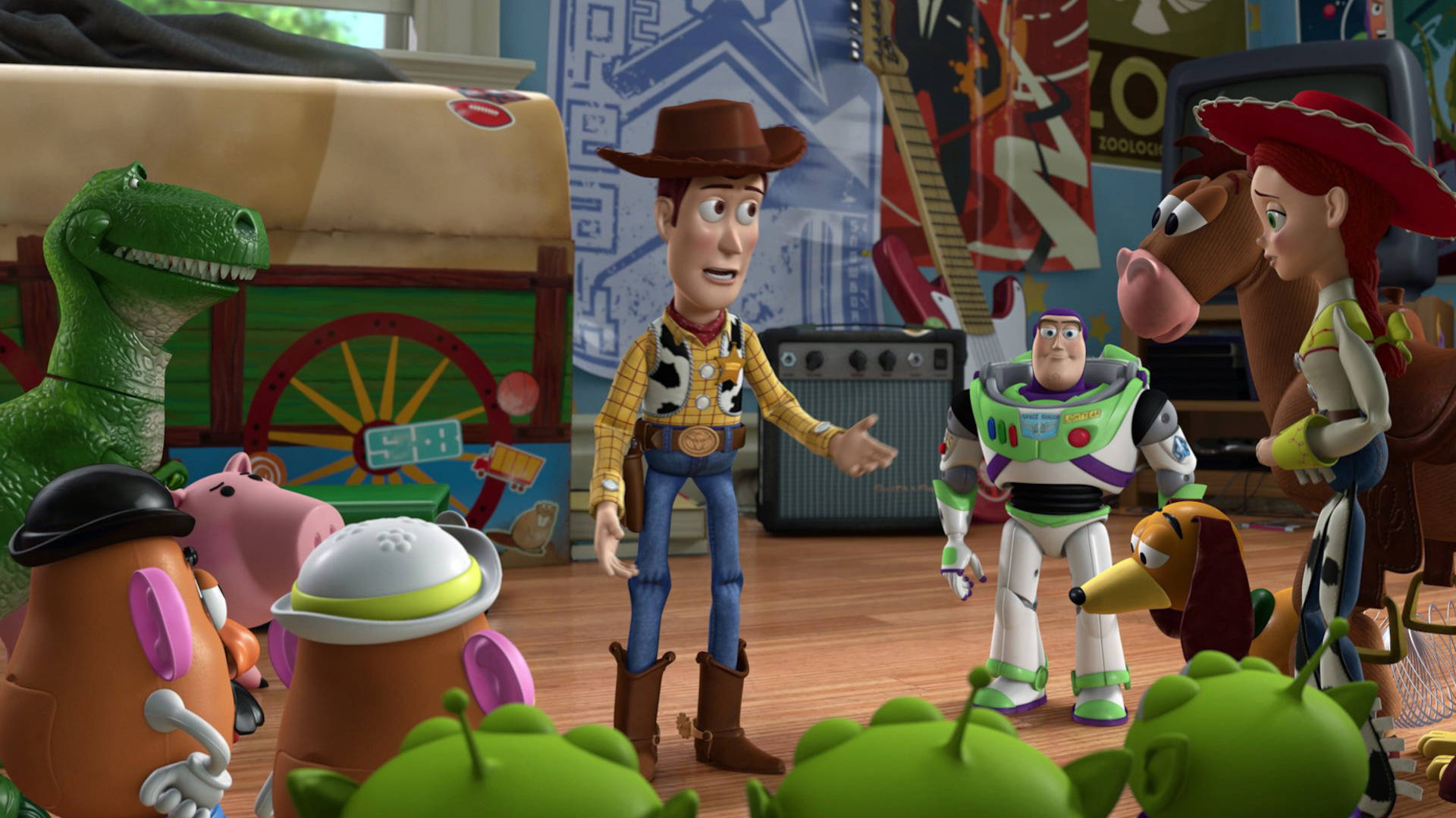 Toy Story 3 Cast Meeting Background