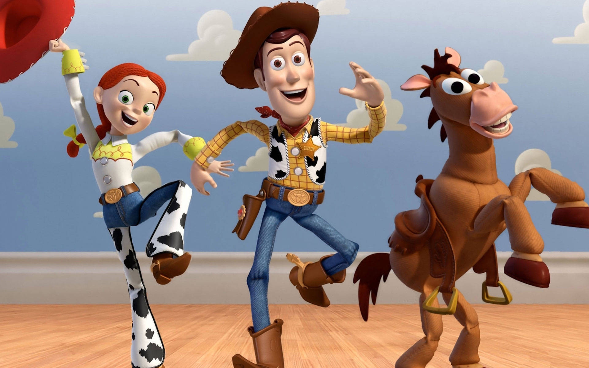 Toy Story 3 Woody, Jessie And Bullseye