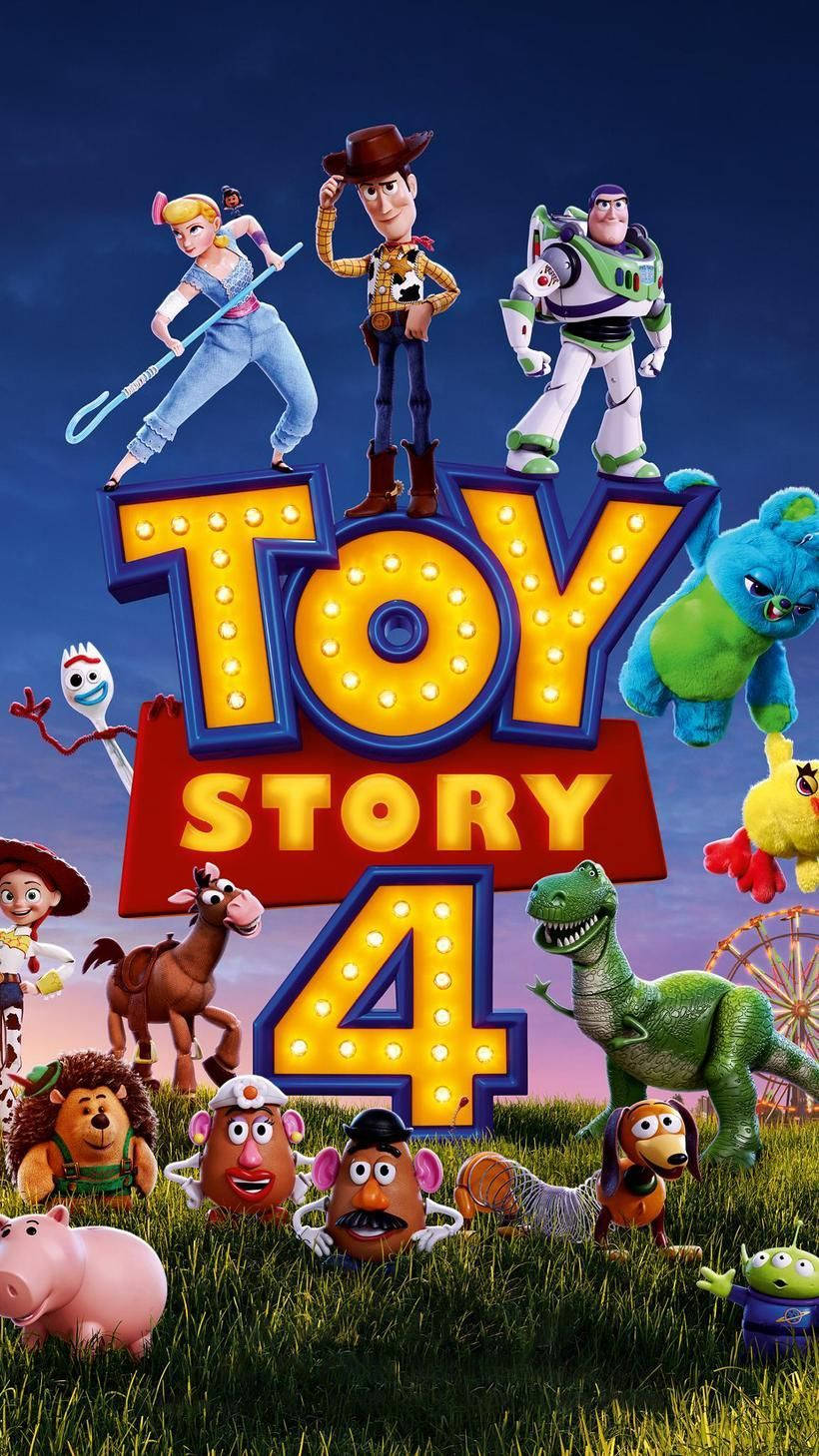 Toy Story 4 Film Poster Background