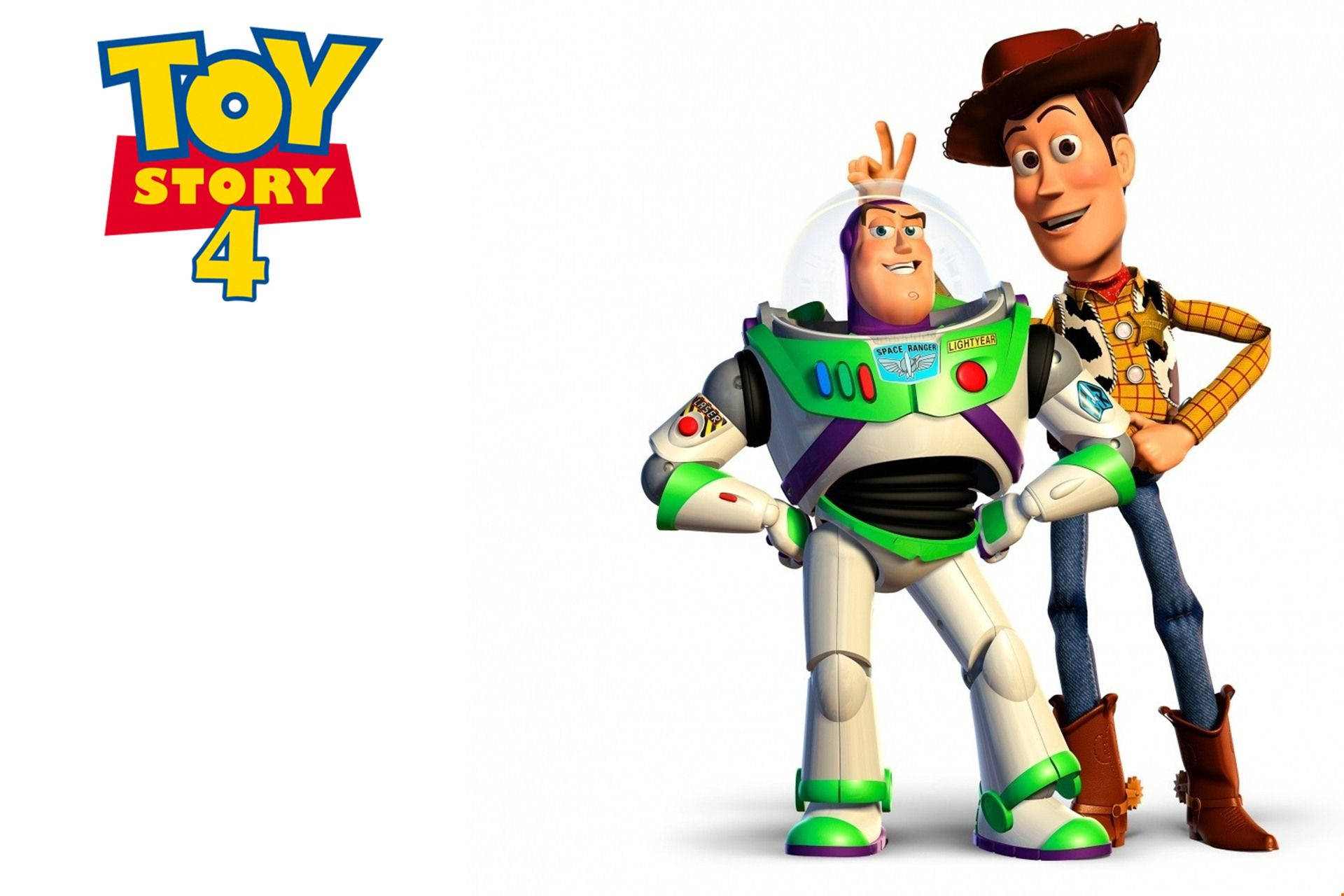 Toy Story 4 Iconic Duo Background