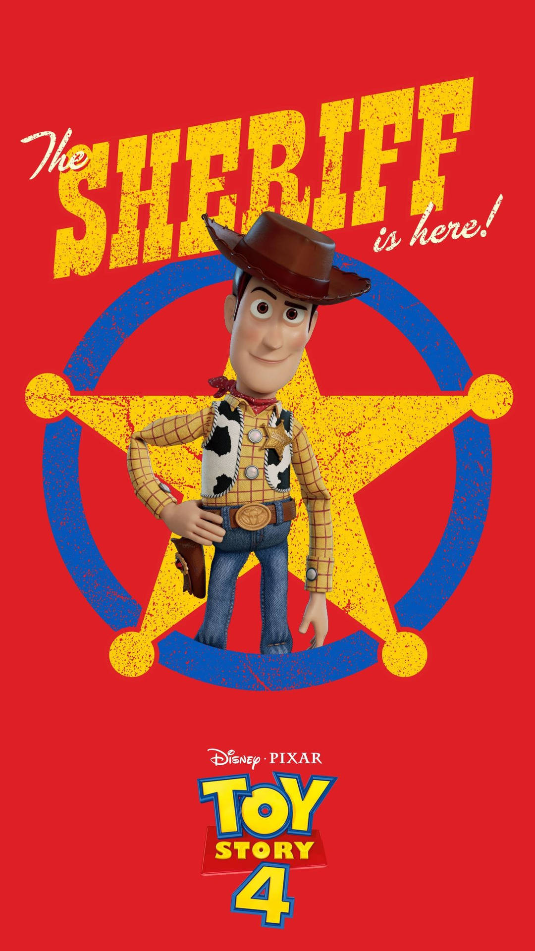 Toy Story 4 Red Woody Background