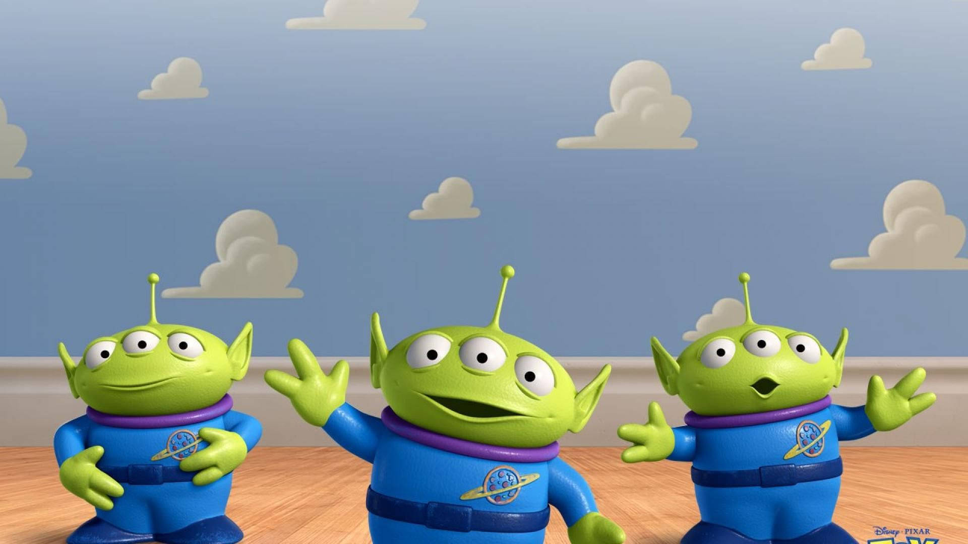 Toy Story Alien Triplets Background