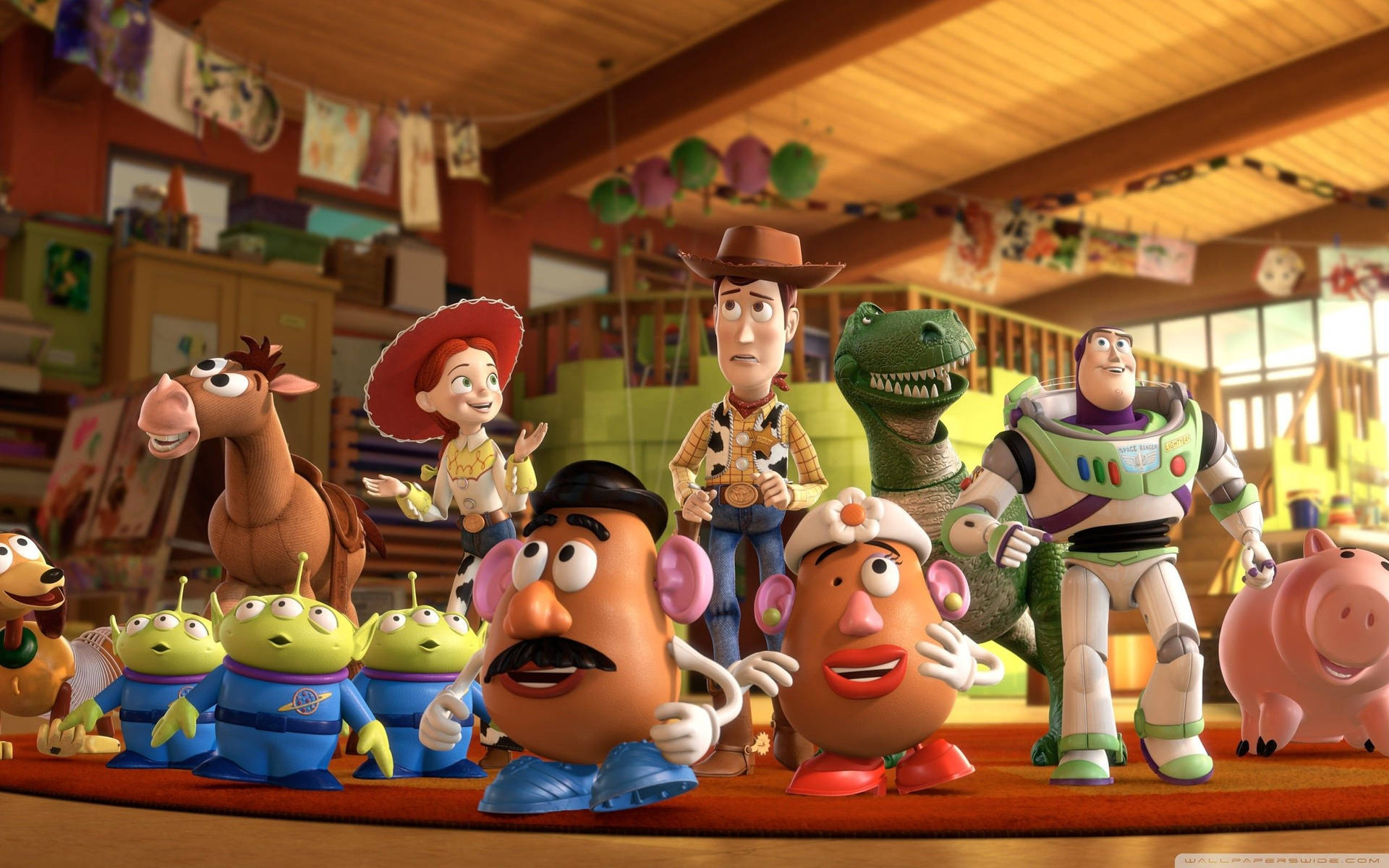 Toy Story All Toys Background