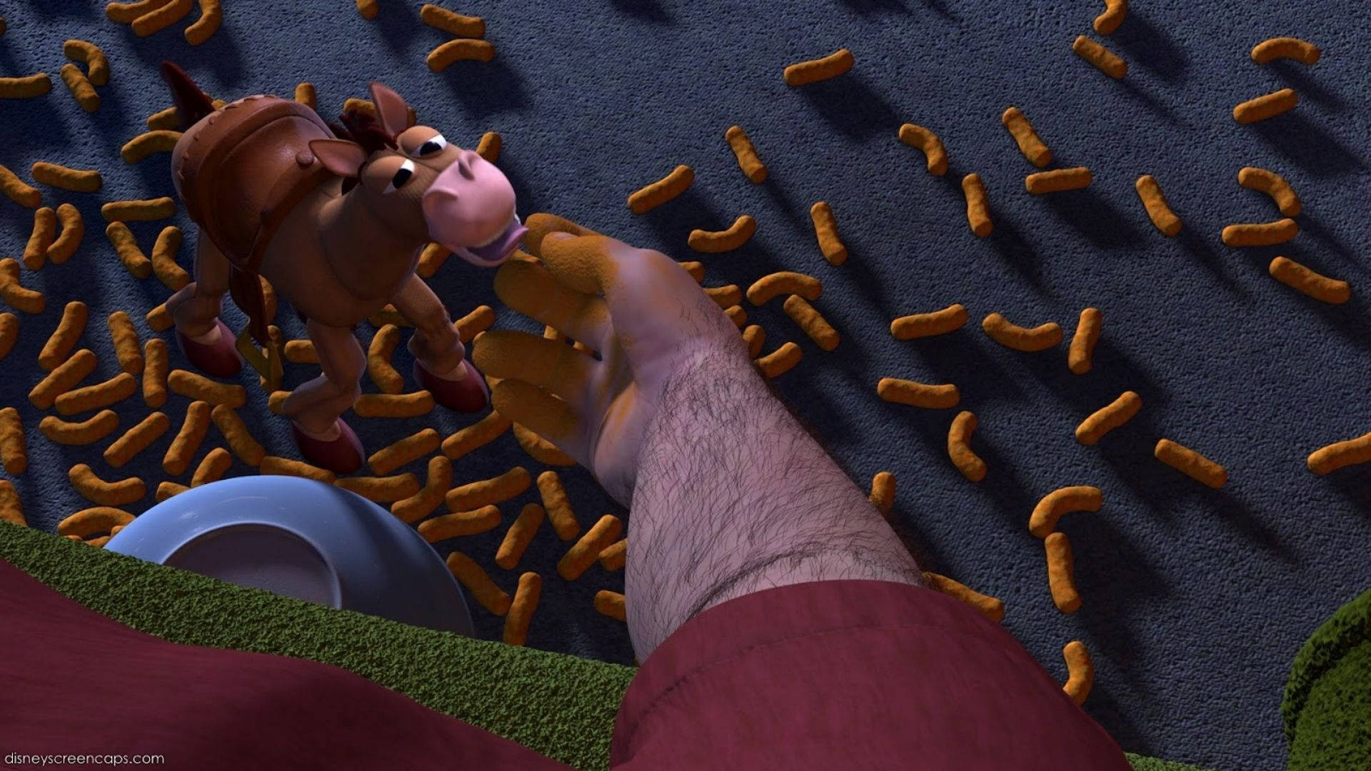 Toy Story Bullseye Eating Background
