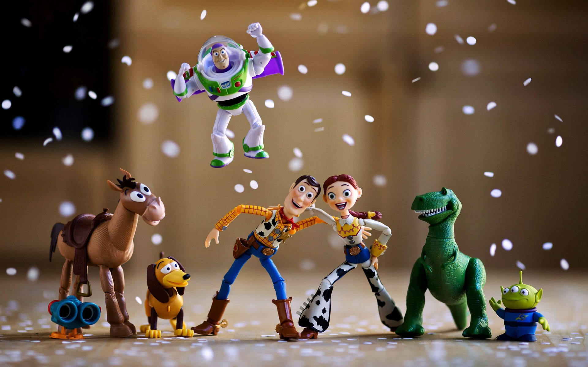 Toy Story Figurines Background