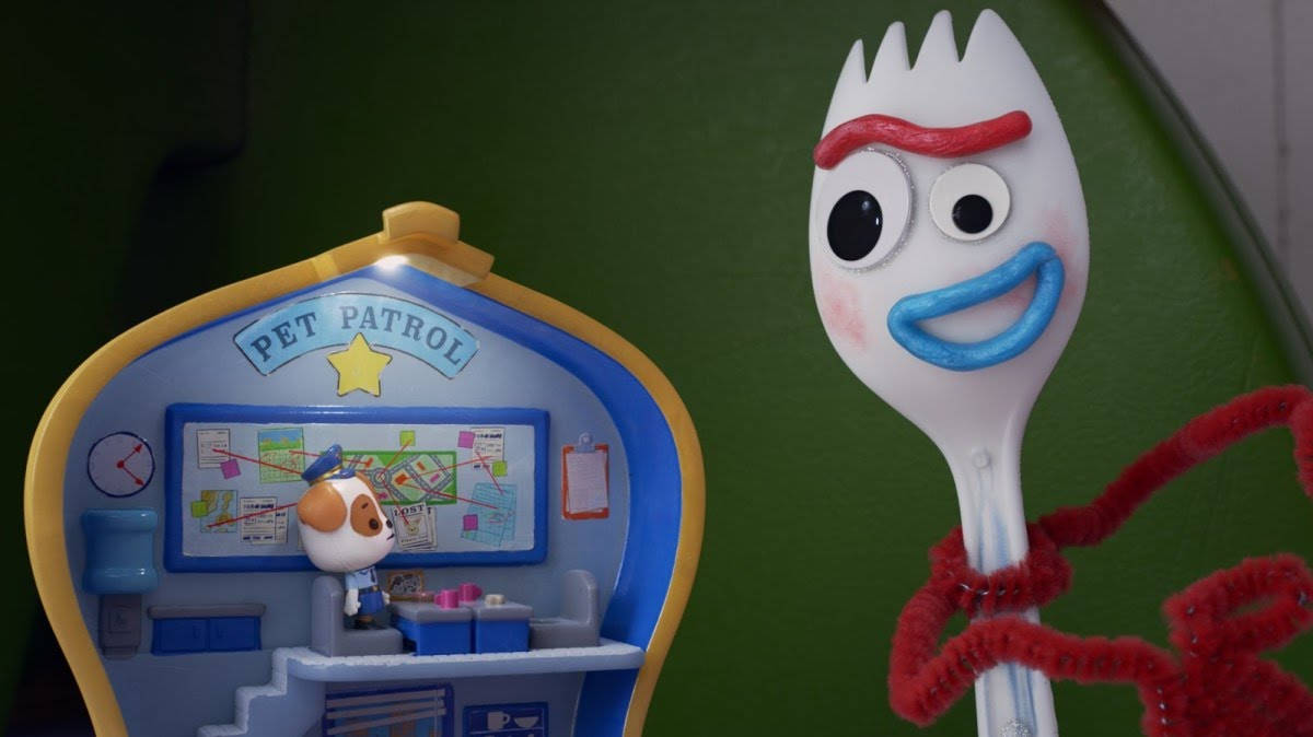 Toy Story Forky And Pet Patrol Background