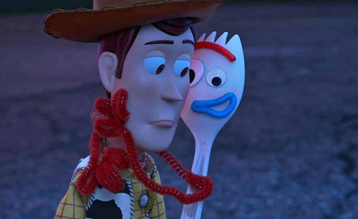 Toy Story Forky And Woody Background