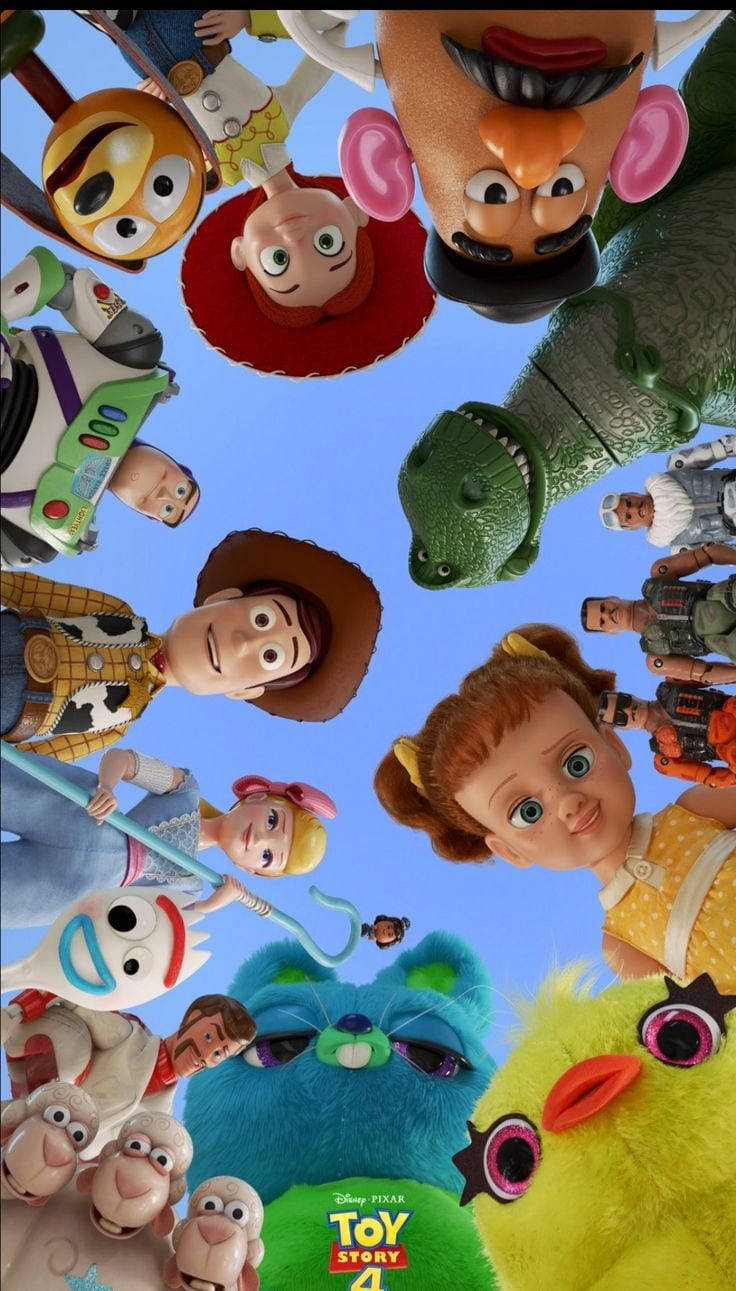 Toy Story Forky Group Shot Background