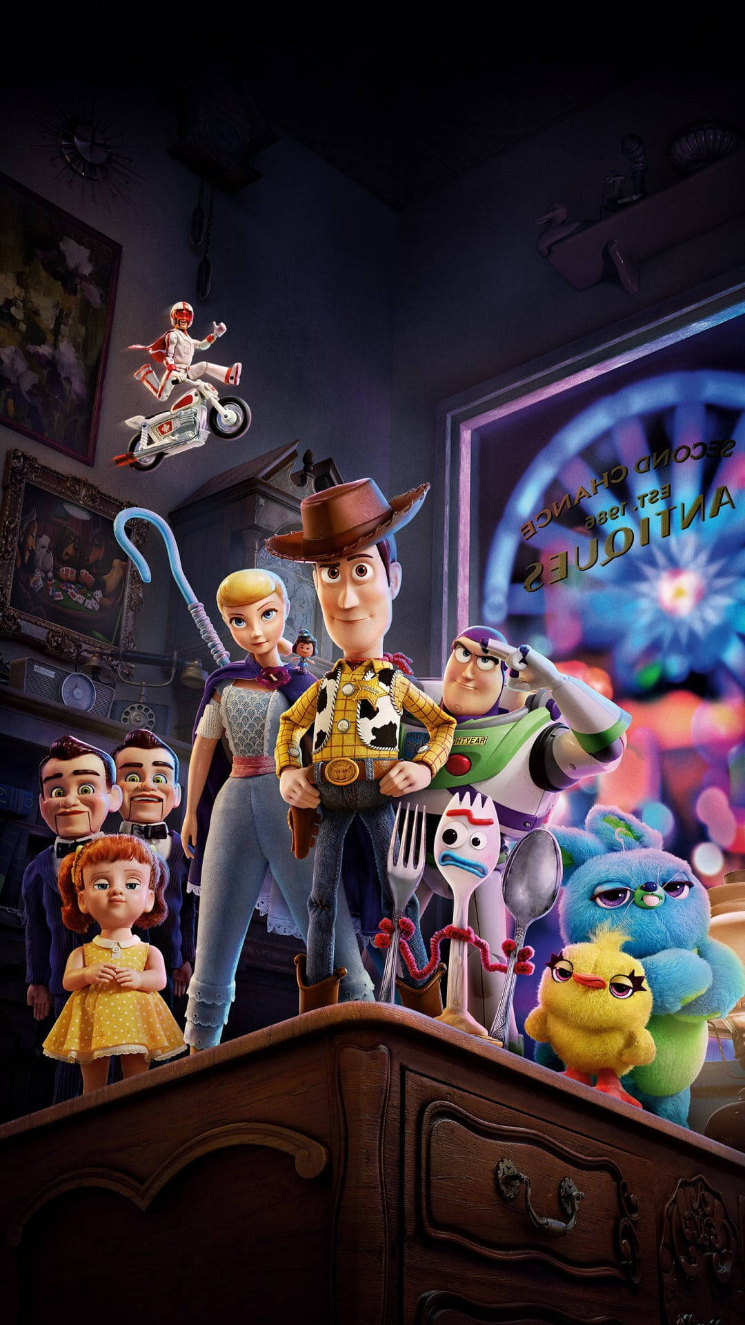 Toy Story Forky With His Friends Background
