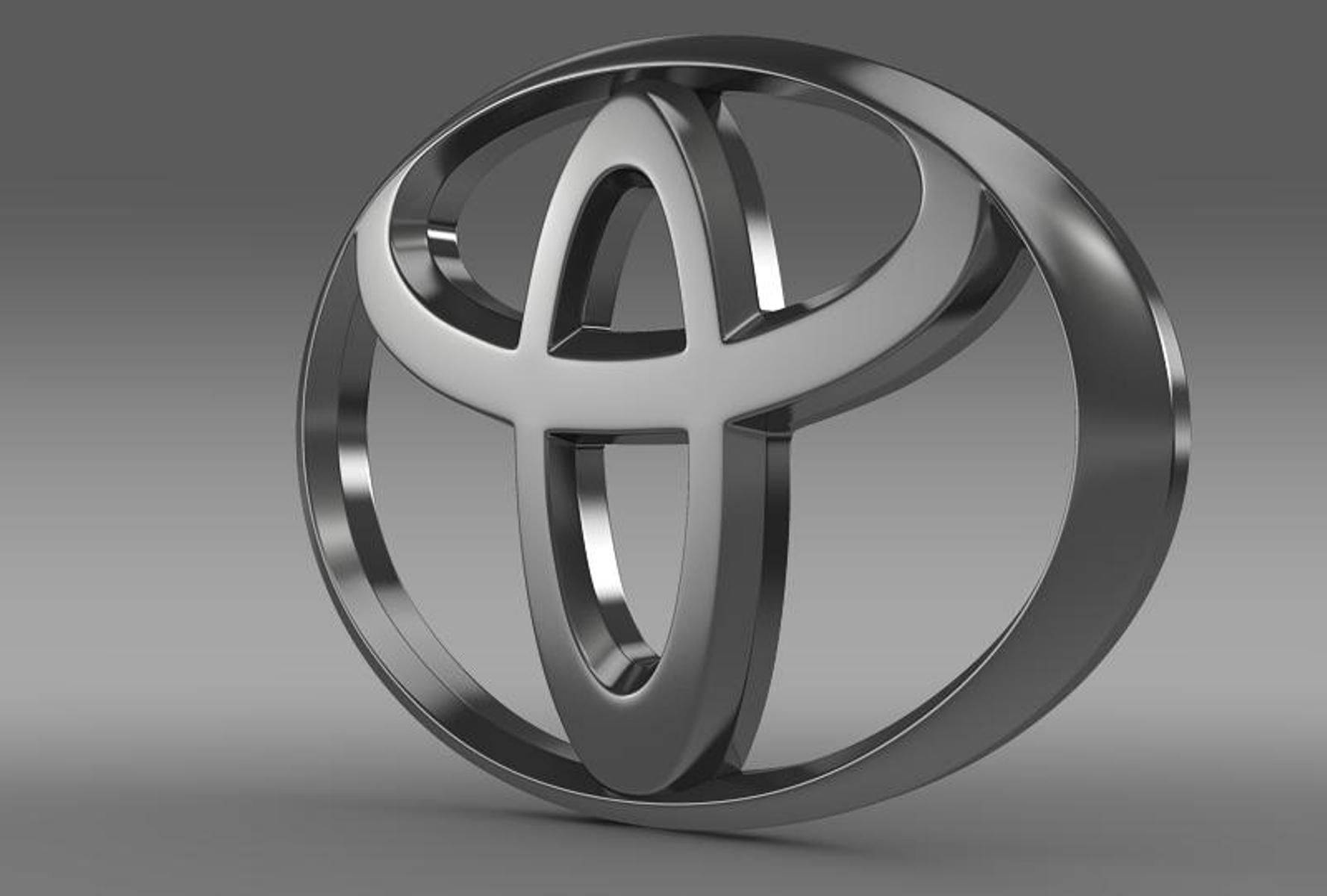 Toyota 3d Logo Background