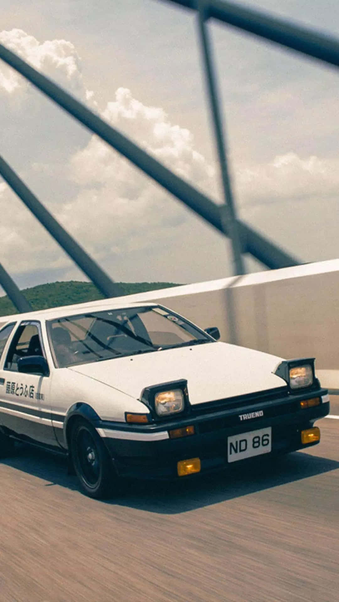 Toyota Ae86, A Classic Japanese Sports Car Background