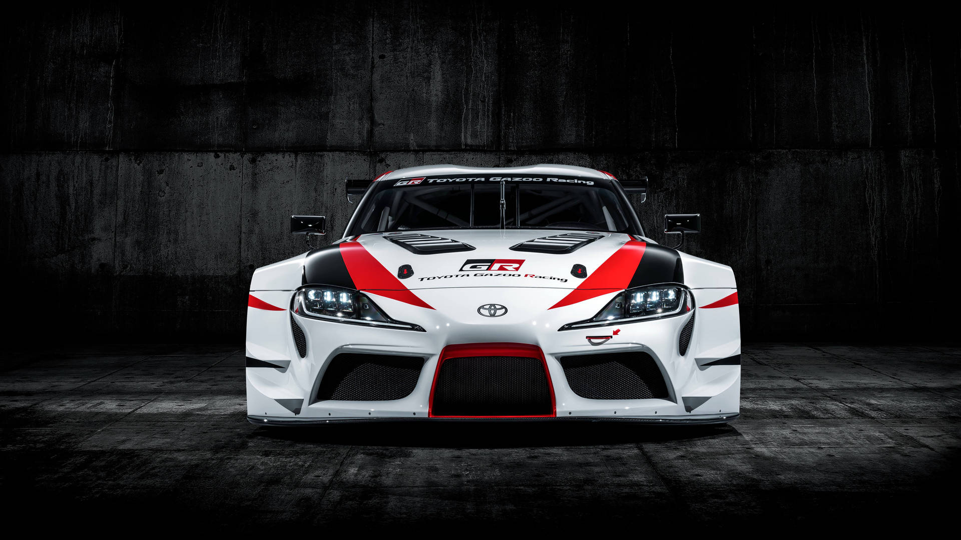 Toyota Gr Supra Front View Background