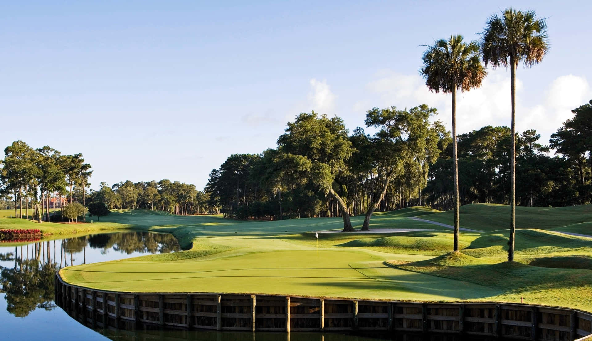 Tpc Sawgrass Golf Course Florida Golf Background