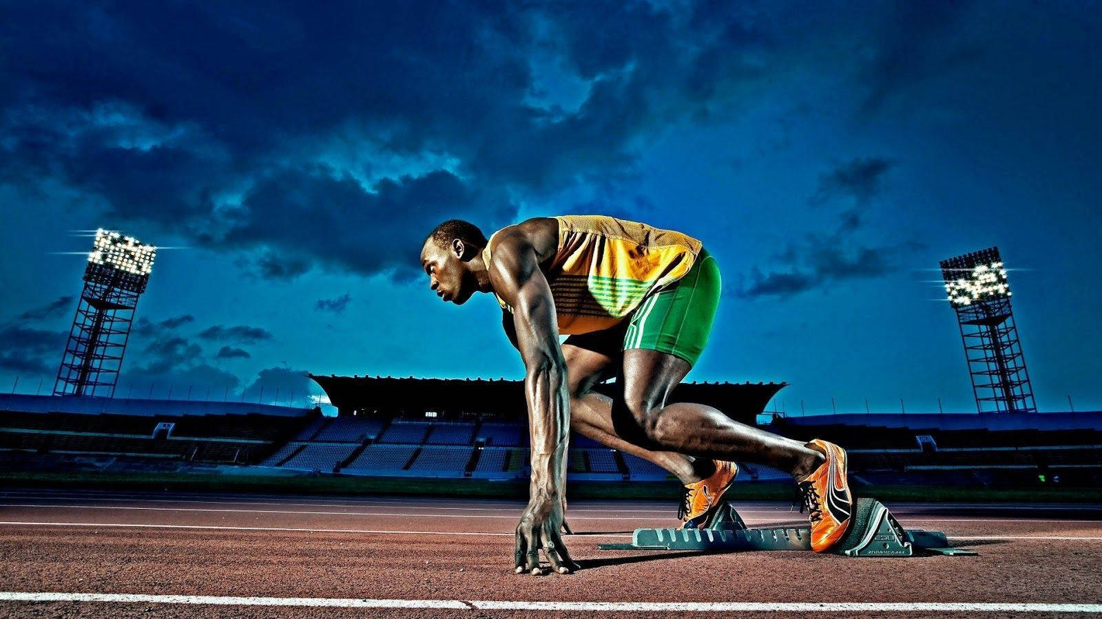 Track And Field Sports Desktop Background