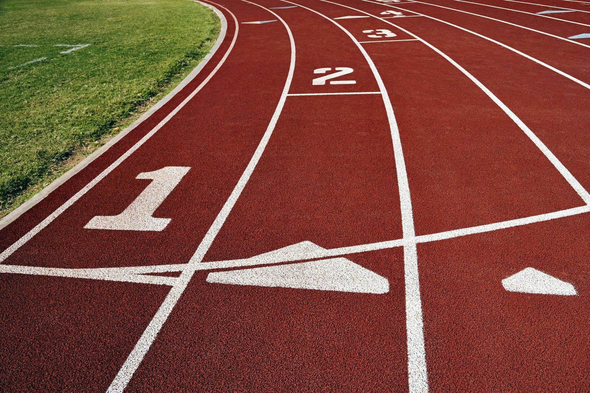 Track And Field Sports Rubberised Track Background