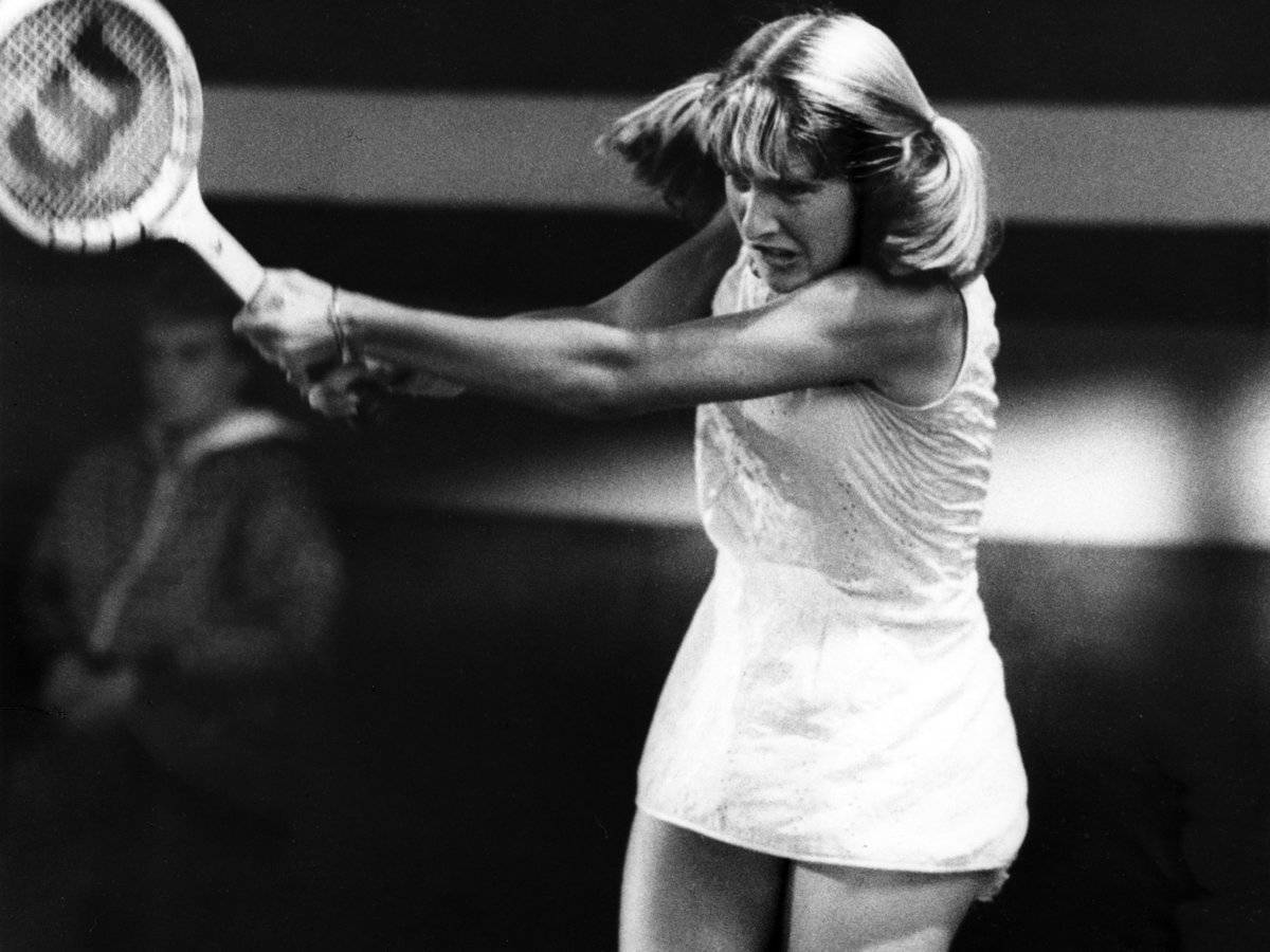 Tracy Austin Black And White Background