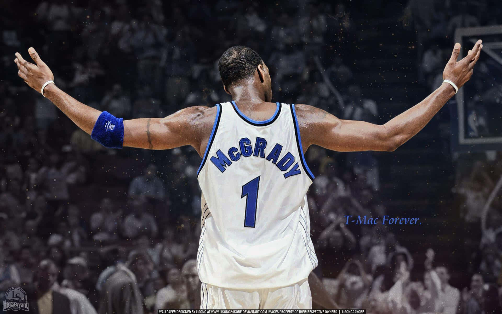 Tracy Mcgrady In Action Background