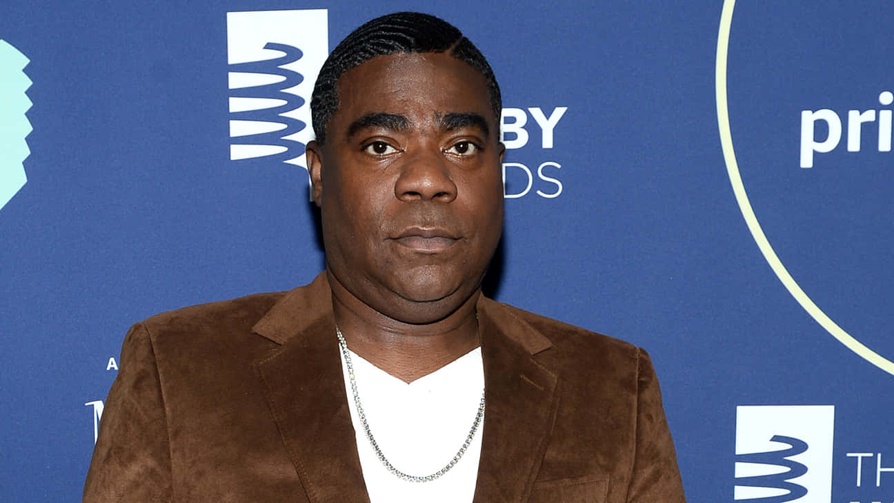 Tracy Morgan On Stage During A Live Performance Background