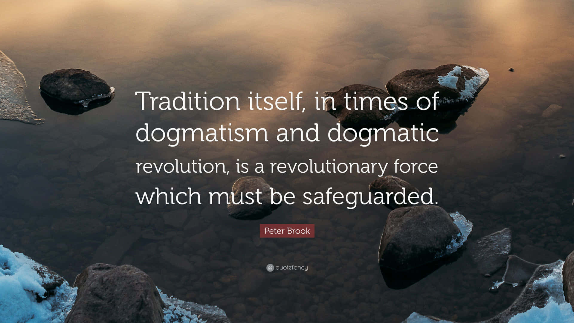 Tradition In Times Of Dogmatic Revolution Background