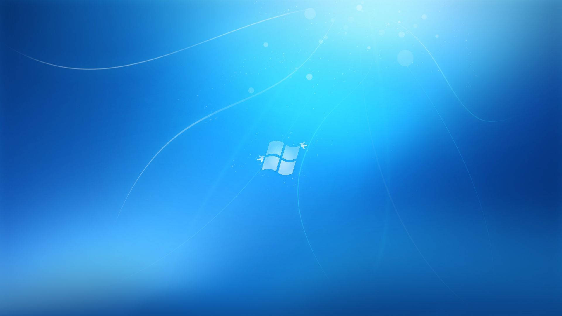 Traditional Blue Windows Lock Screen Background
