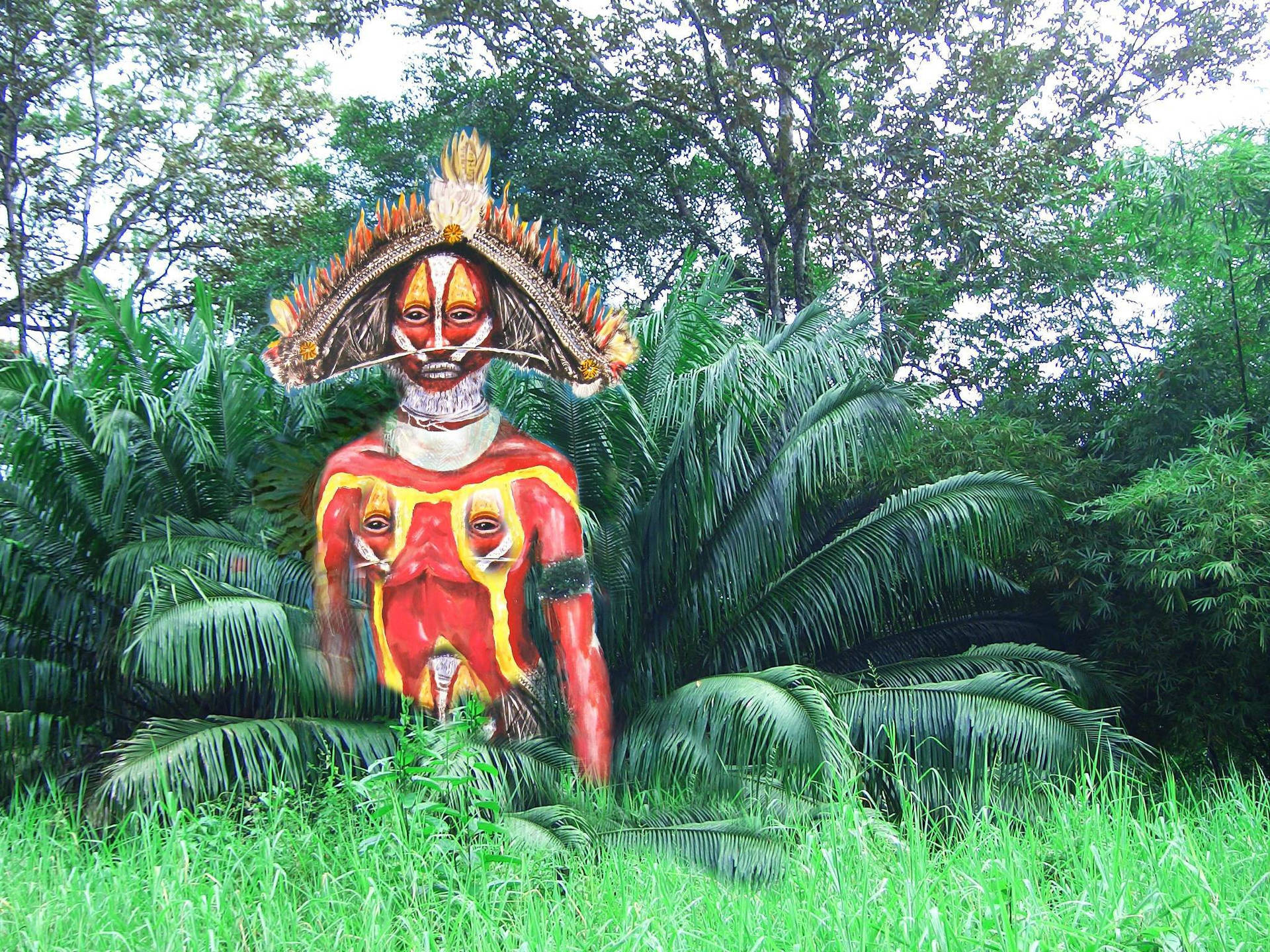 Traditional Body Art In Papua New Guinea