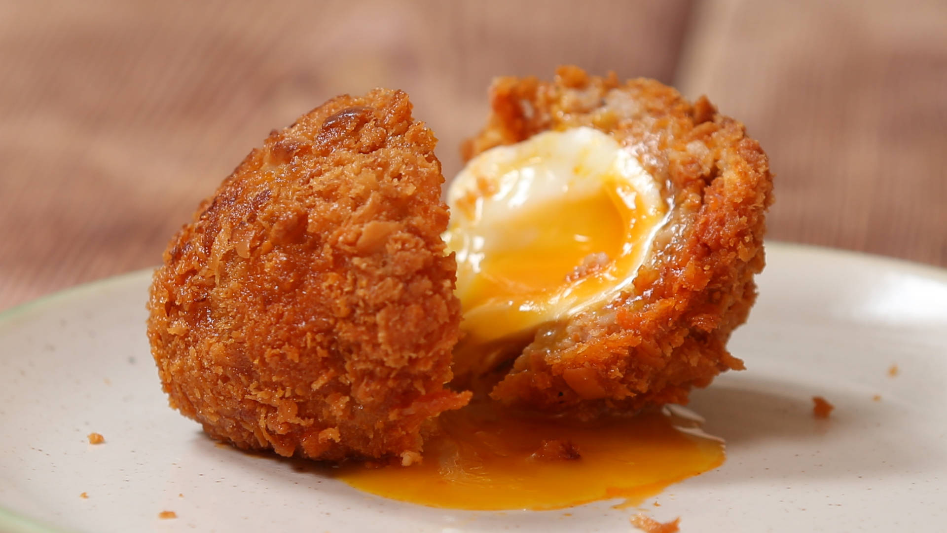 Traditional British Crispy Deep-fried Scotch Egg