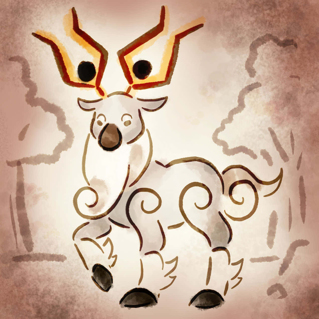 Traditional Eastern Wyrdeer Background