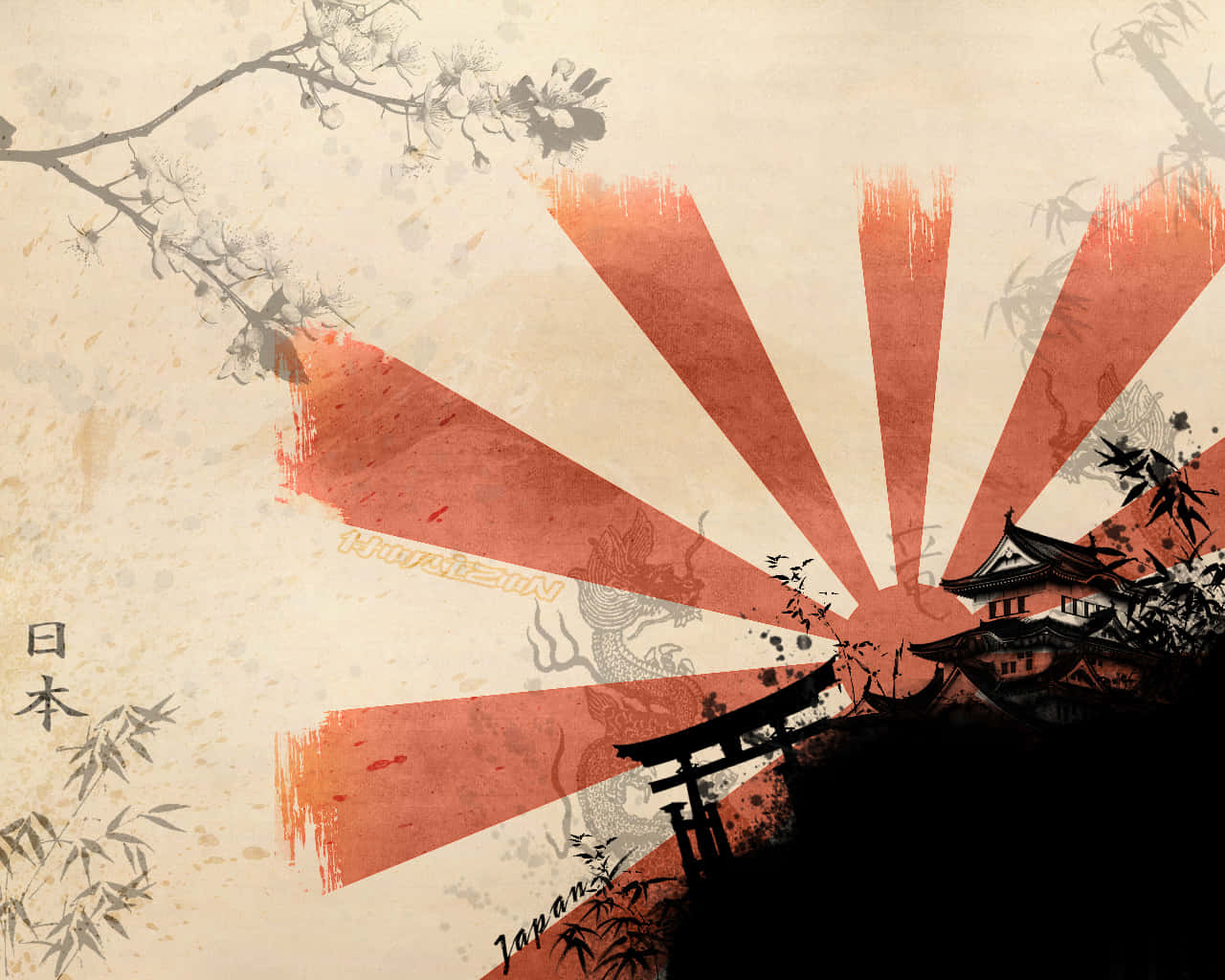 Traditional Japanese Architecture Background