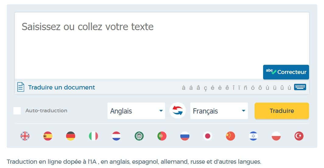 Traduction From English Background
